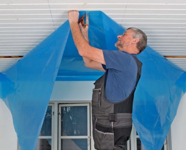 Kipsilevykatto: Leikkaa höyrynsulusta