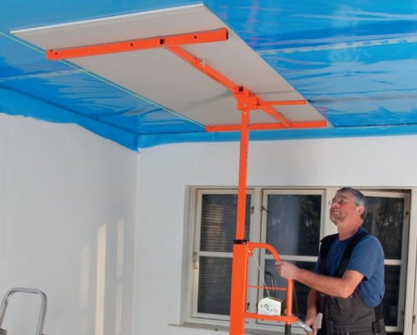 Kipsilevykatto: Säädä levynostin