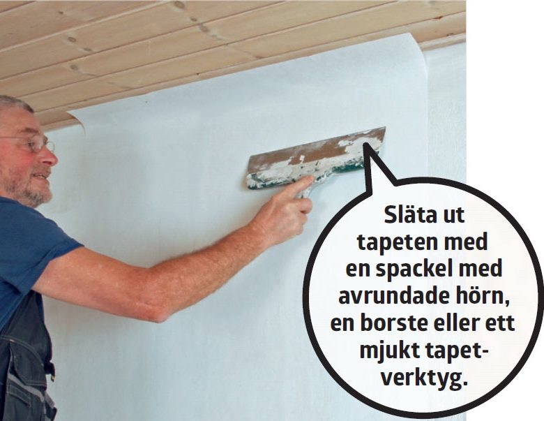 Så blir du av med strukturtapeten