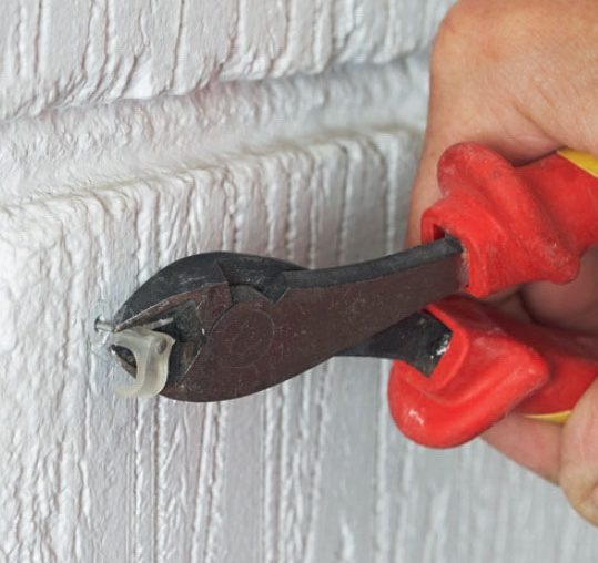 Varmväggsskivor: Ta bort spikar