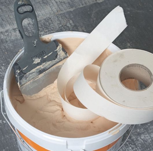 Varmväggsskivor: Till spacklingen