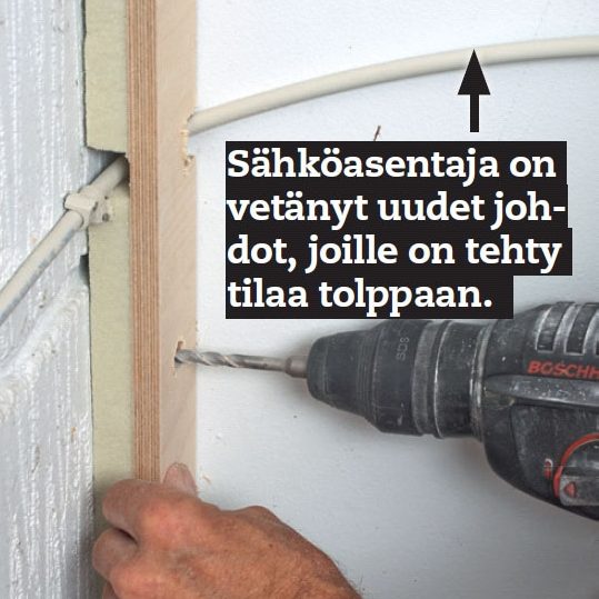 Lämpöeristelevy: Asenna ensimmäinen tolppa