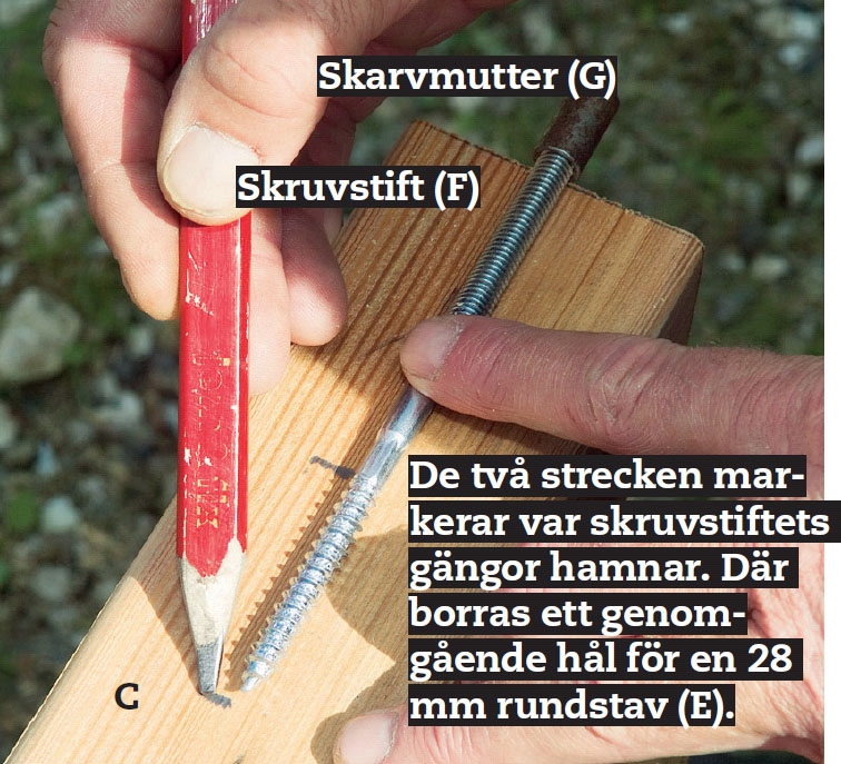 Fågelbord på stolpe