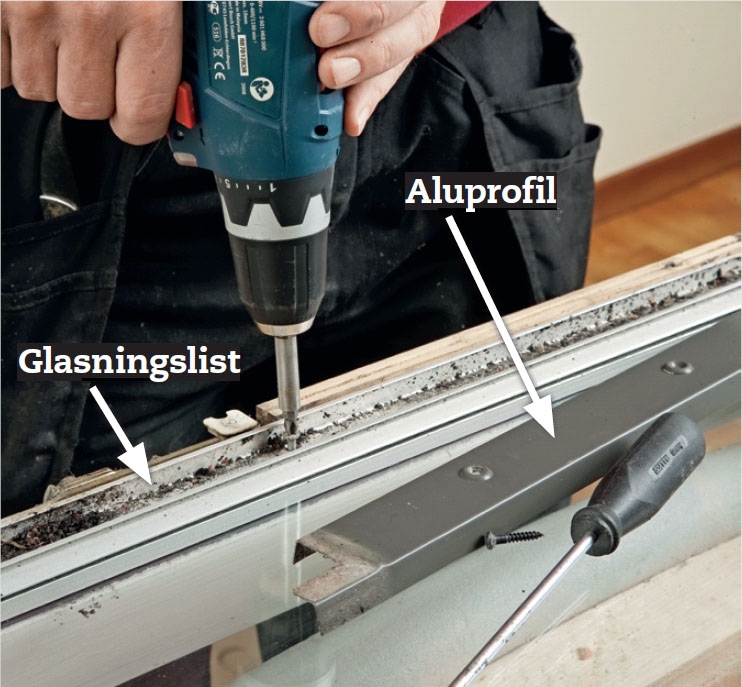 Byte av glas i veluxfönster