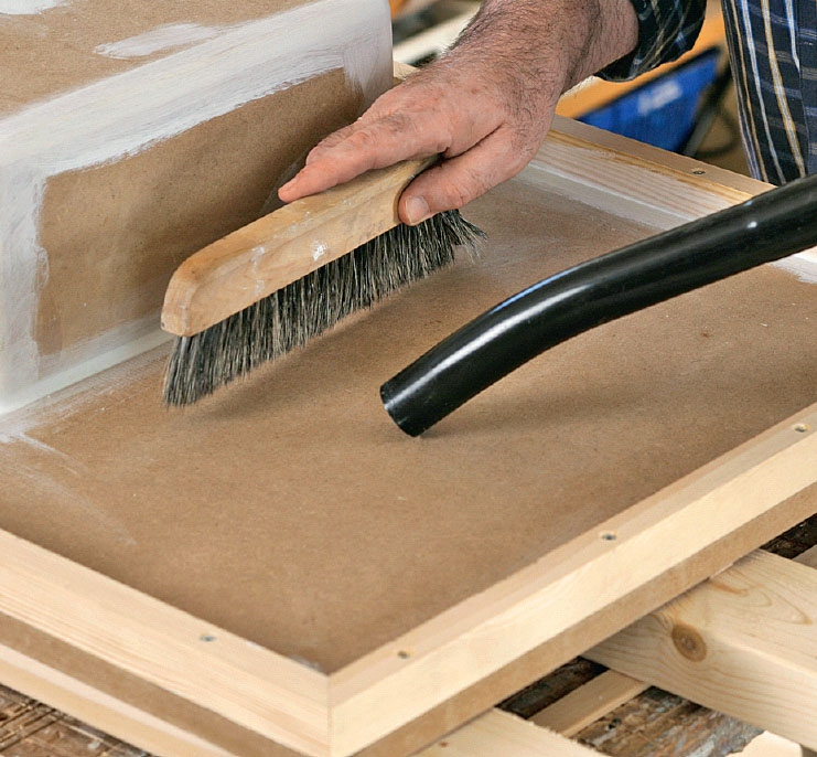 Gjuta bänkskiva med diskho i betong: Klart för gjutning