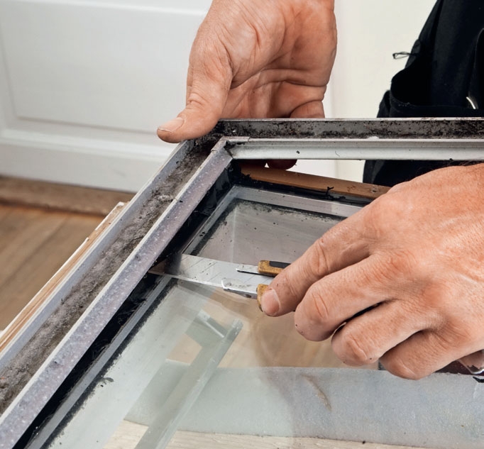 Byte av glas i veluxfönster