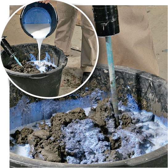 Betonbordplade med vask