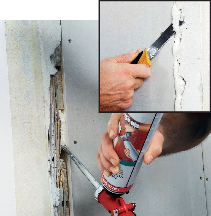 Ta bort dörren och res en vägg