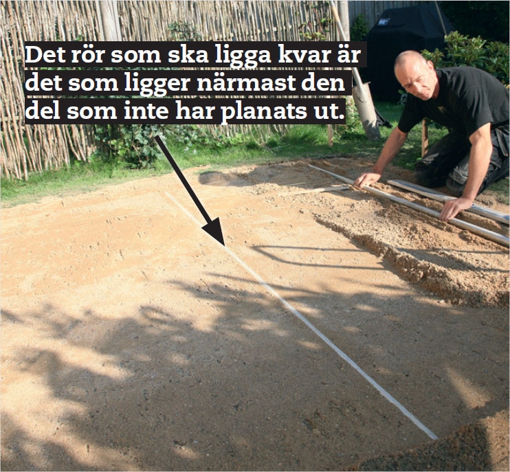 Lägga om plattor uteplats