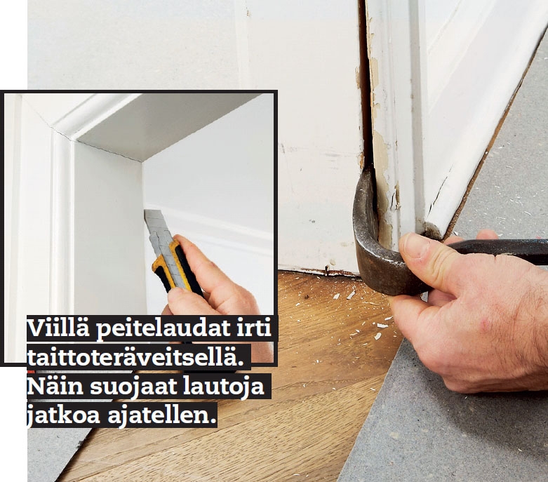 Oviaukon peittäminen