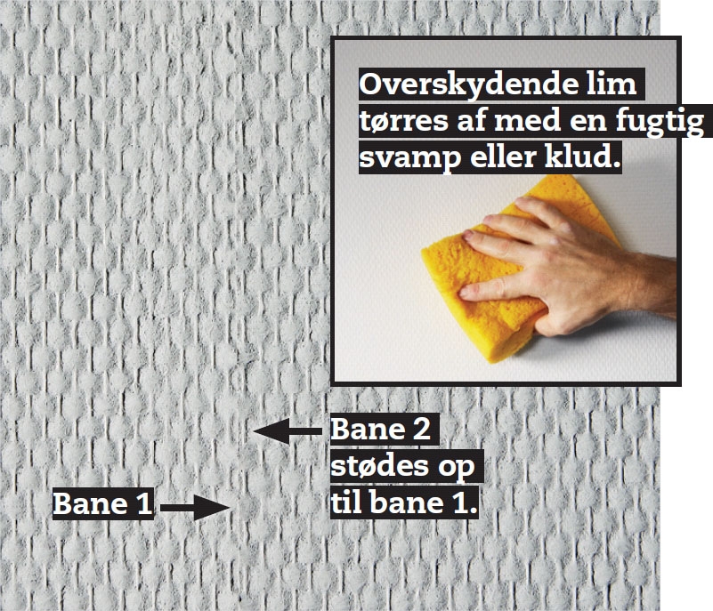 Blænde dør: Stød næste bane op til den første.