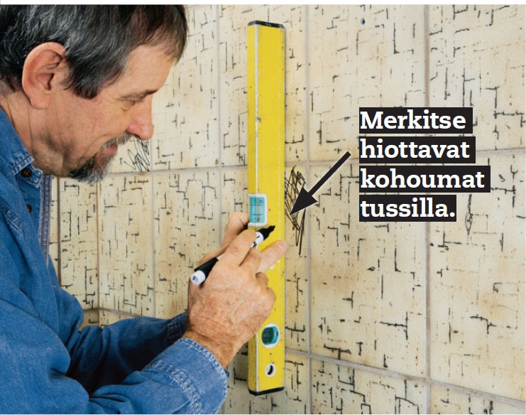 Laatoitus vanhan laatan päälle