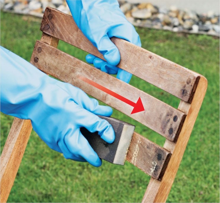 På spesielt skitne, svarte områder,