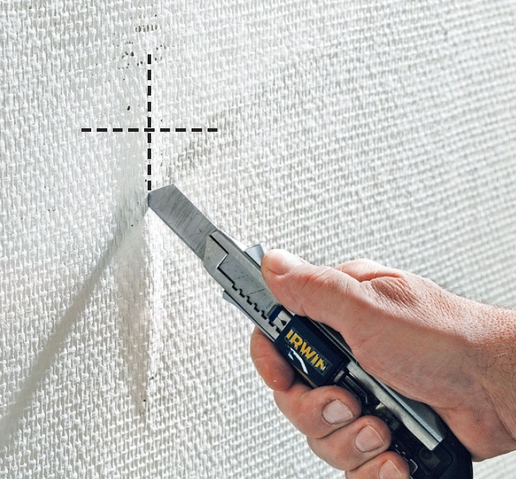 Vedä ensin pystyviilto lasikuitujen suuntaisesti