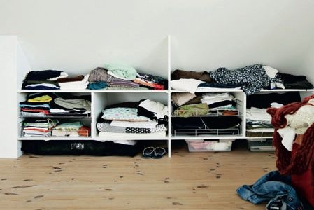 Skydelåger til skråvægge