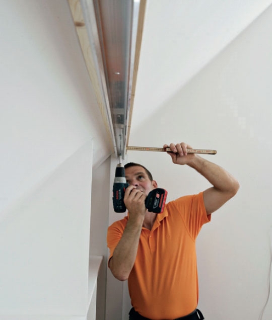 Skyvedører skråtak