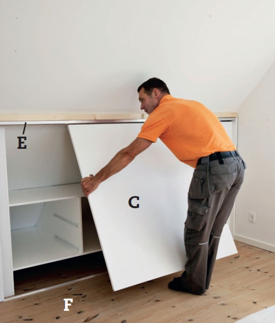 Skyvedører skråtak