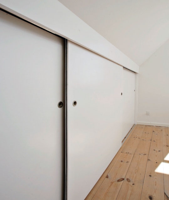 Skyvedører skråtak