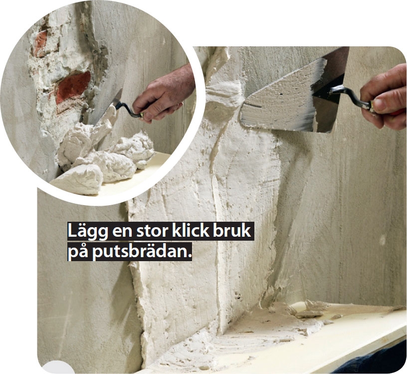 Pressa in bruket i skadan