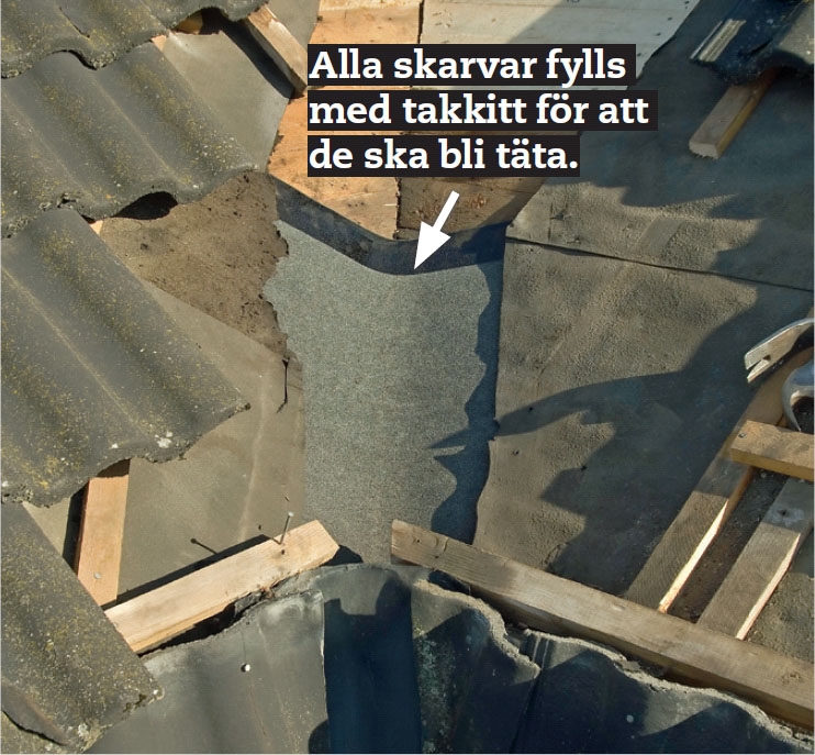 Tätning av ränndal