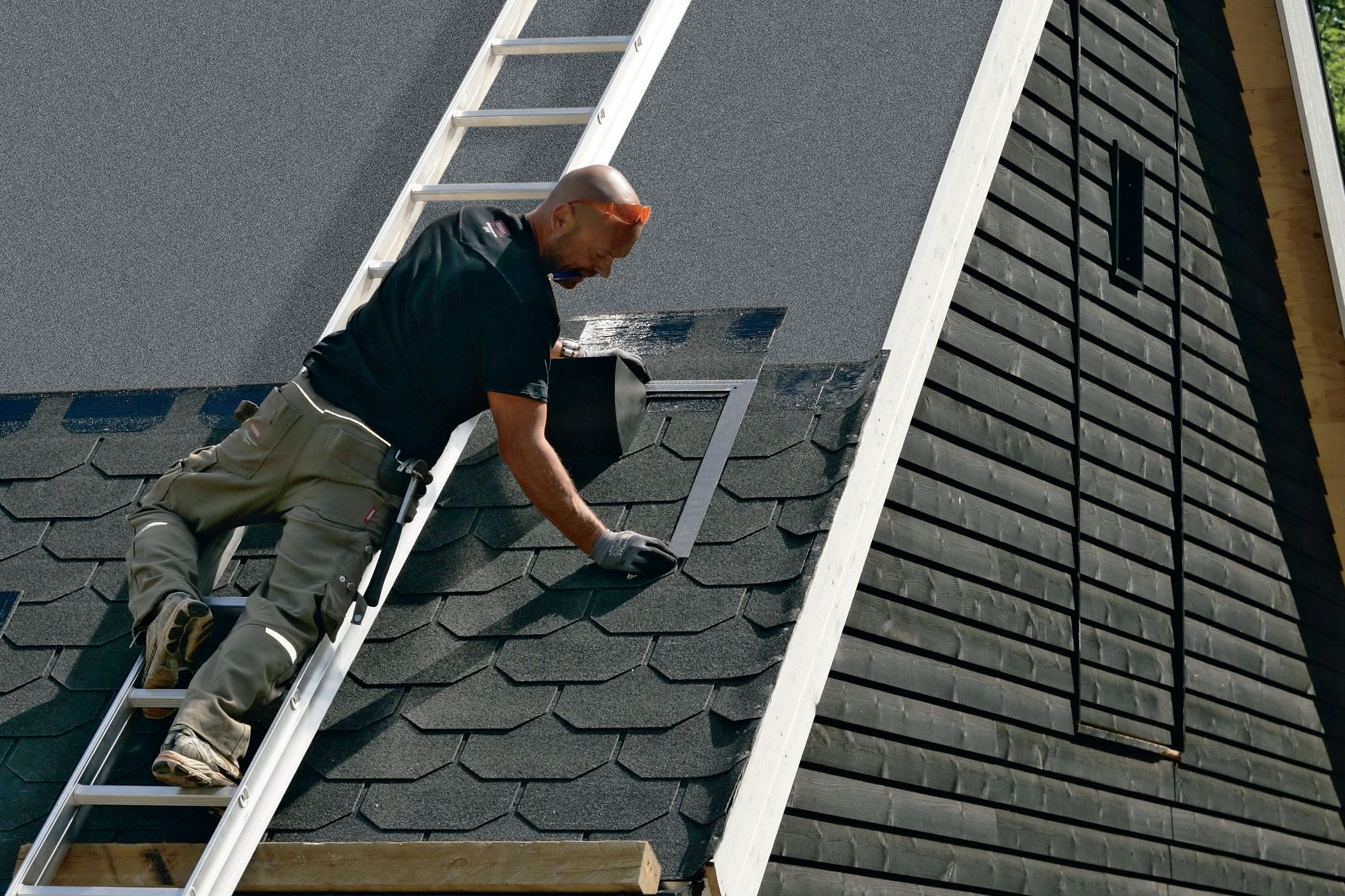 Sådan lægger du tagpap-shingles