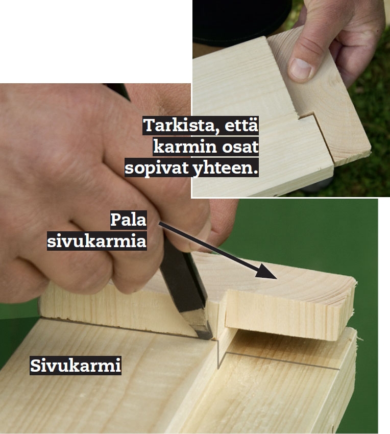 Uusi karmi vanhaan oveen