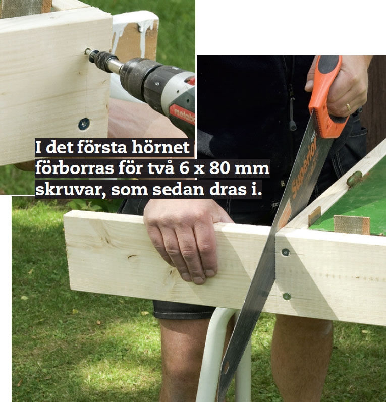 Bygga dörrkarm till gammal dörr