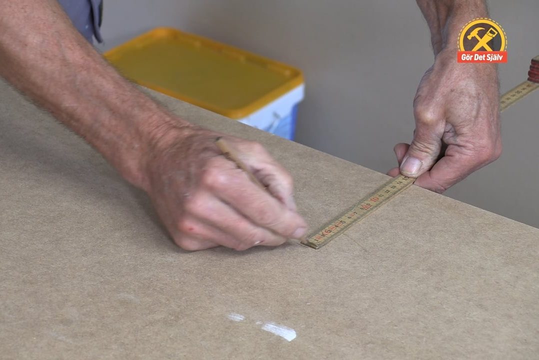 Smart markering med tumstocken