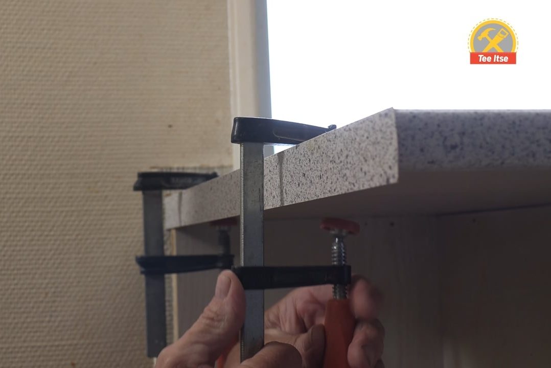 Kunnon puristus päätysaumaan