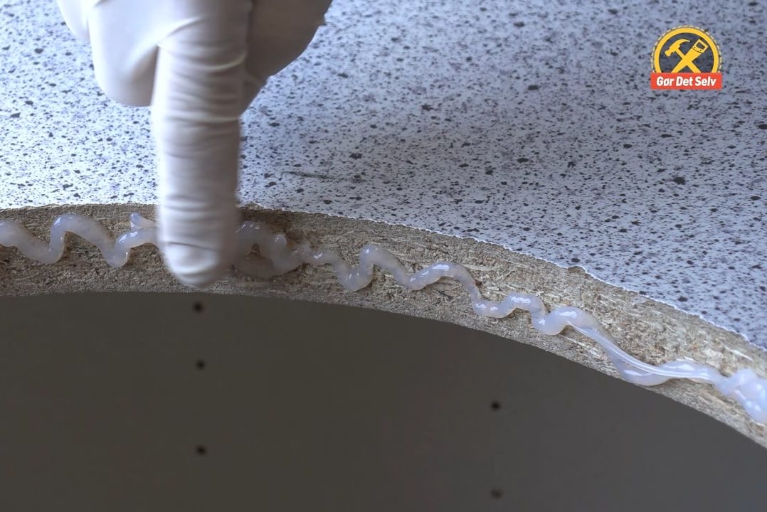 Vandtæt kant på spånpladen