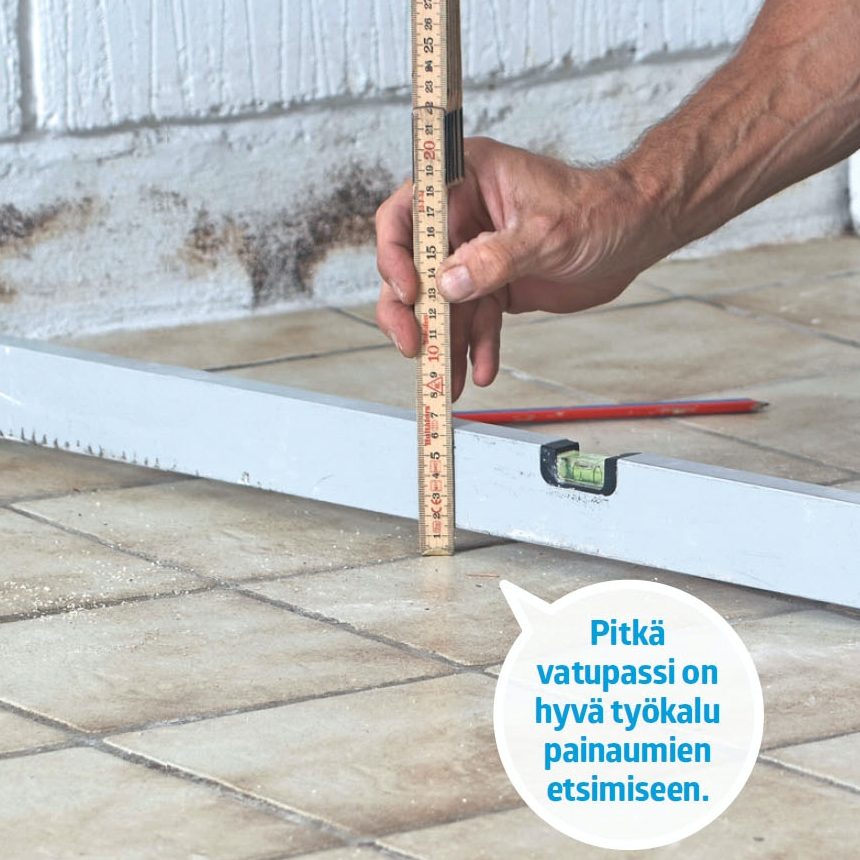 Tasoitemassa tarvitsee apua