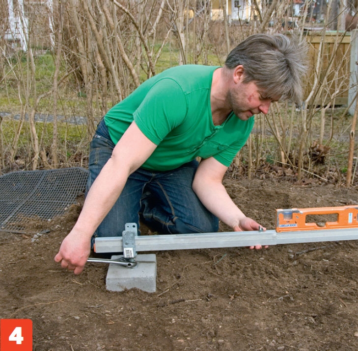 Kompostbeholder: Mål, og justér.