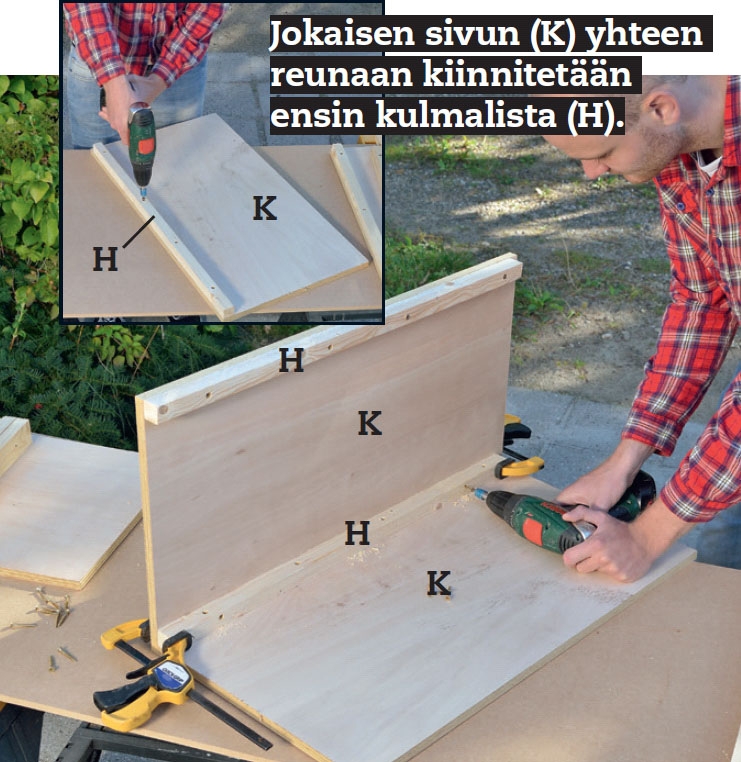 Puiset kukkapylväät