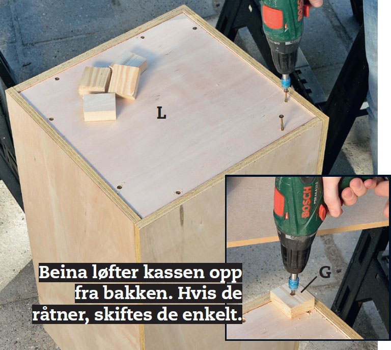 Bygge Hjemmelaget sykkelstativ