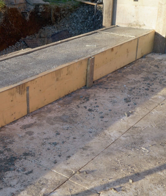 Bygg vinterhage: Fundamentet støpes