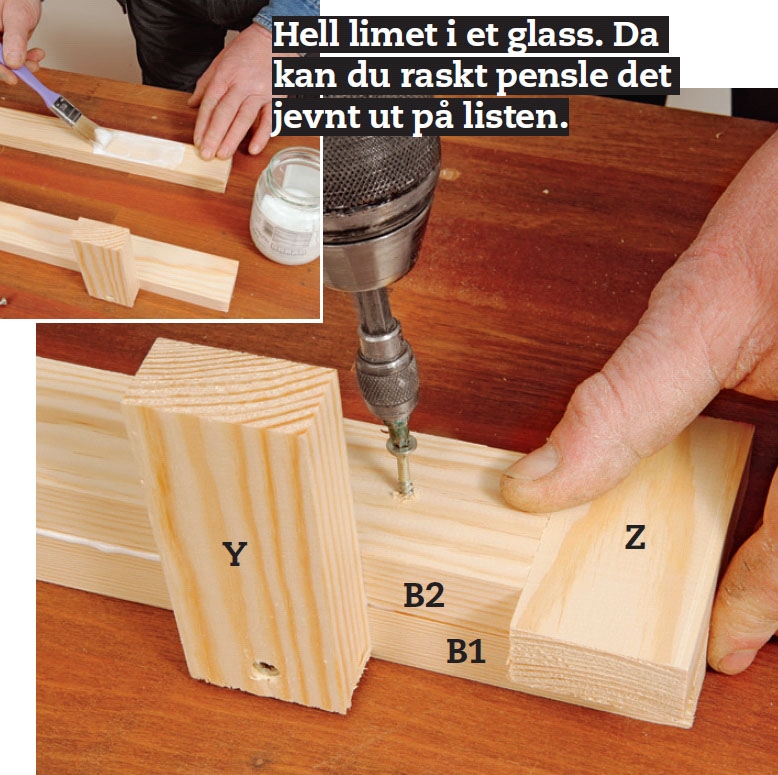 Bygge rekkverk trapp inne