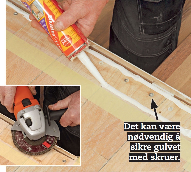 Bygge rekkverk trapp inne