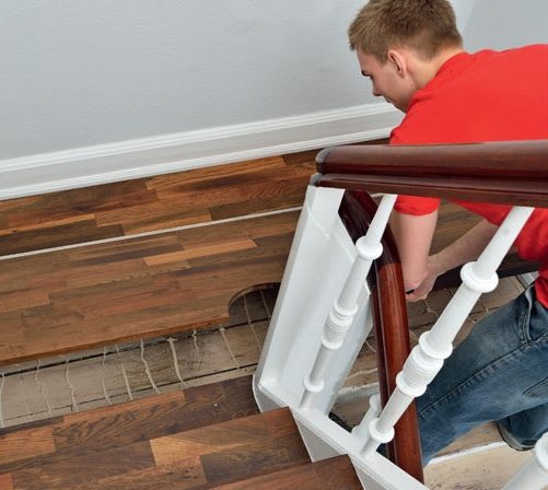 Vanhojen portaiden päällystäminen: Työnnä levyt yhteen niin