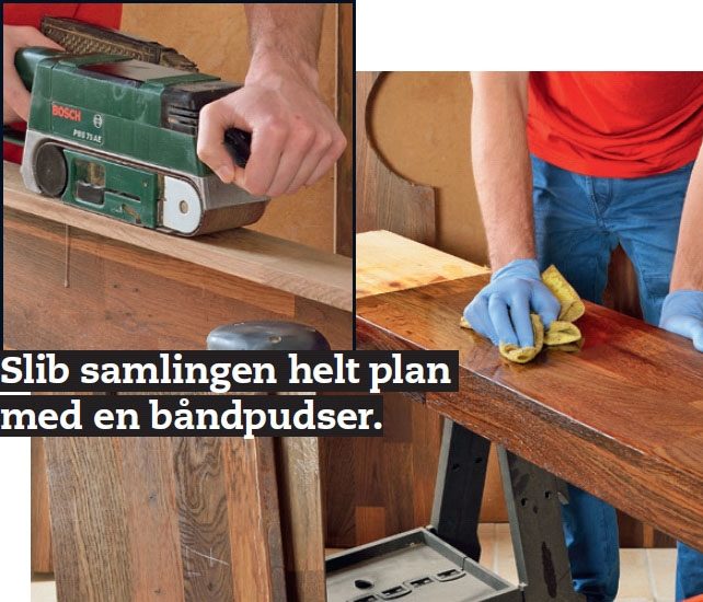 Nye trappetrin i træ: Giv de færdige trin olie