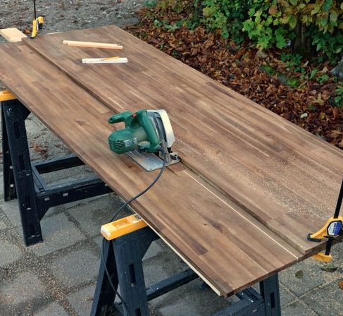 Nye trappetrinn: Skjær ut trinnene i riktig dybde