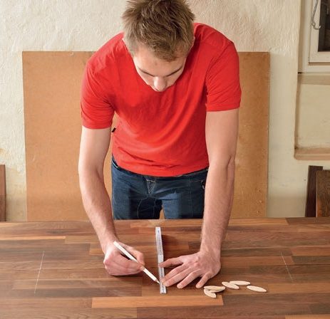 Nye trappetrinn: Legg opp platene til avsatsen