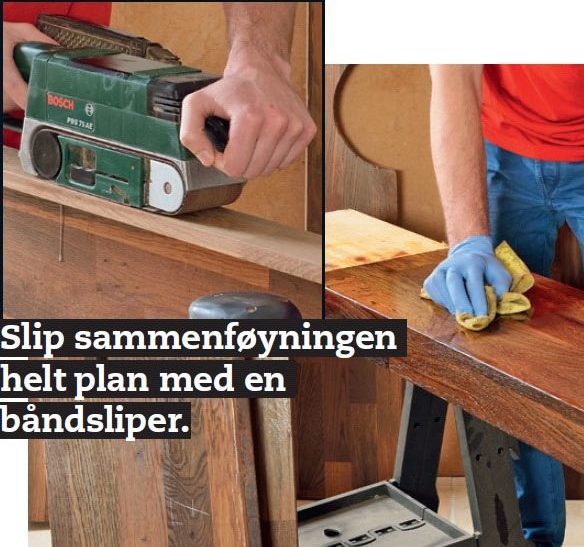 Nye trappetrinn: Gi de ferdige trinnene olje