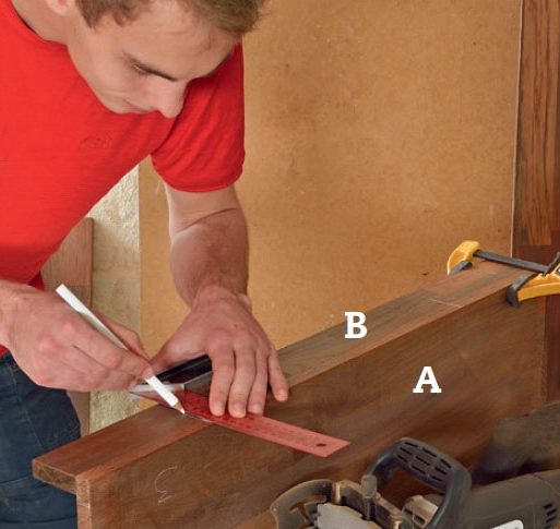 Renovera trappa billigt: Markera för två kex