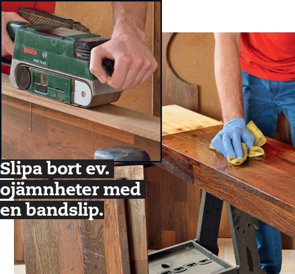 Renovera trappa billigt: Oljebehandla stegen