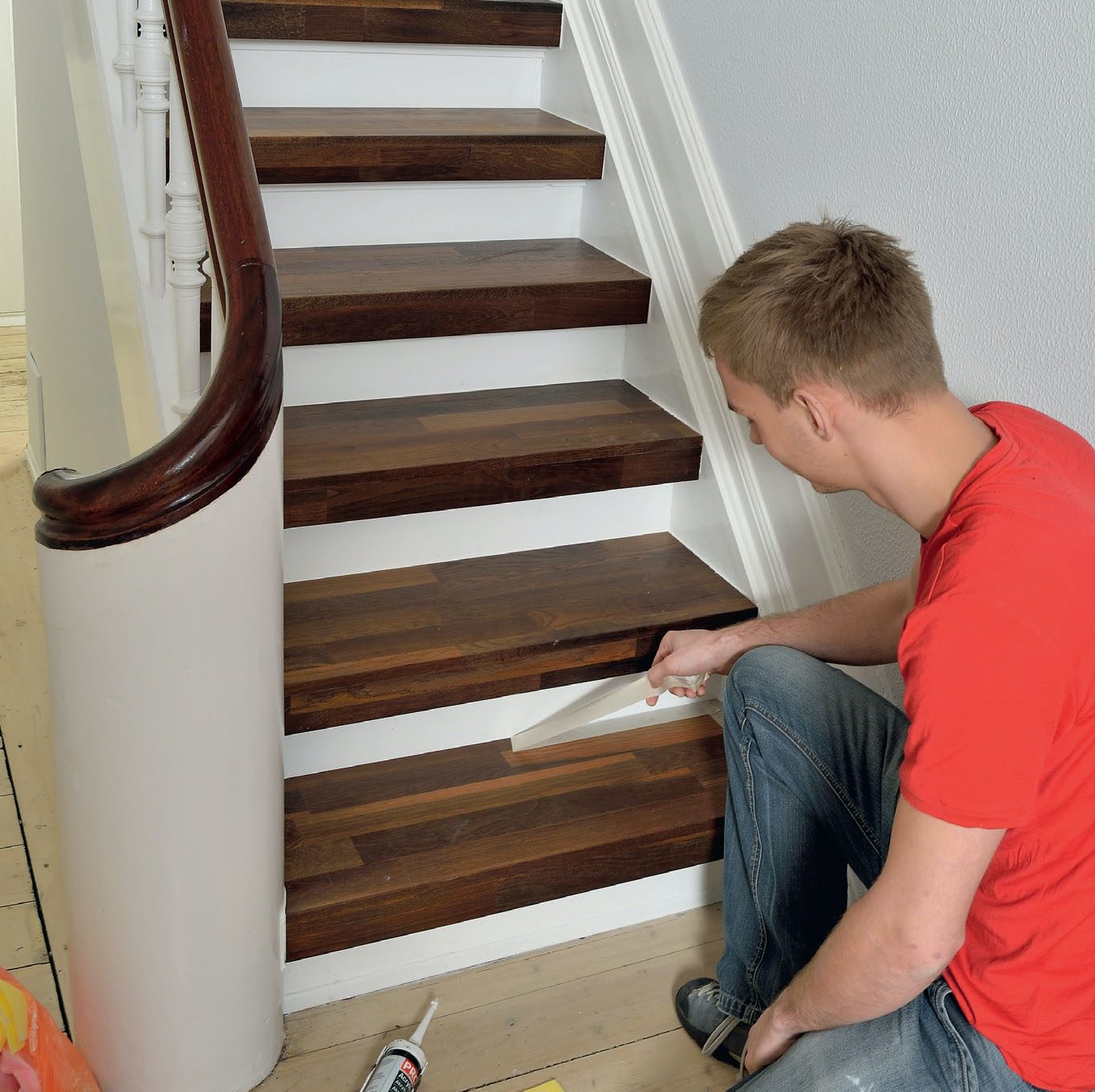 Renovera trappa billigt: Det sista steget har lagts på plats