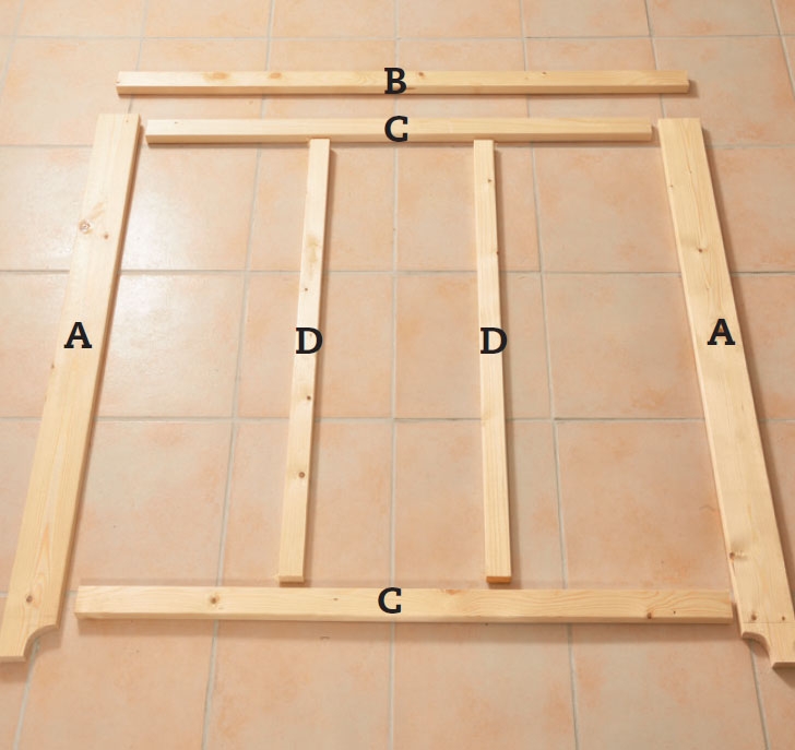 Patterinsuojus: Sovita muut listat etukehykseen niin, että ne sopivat yhteen.