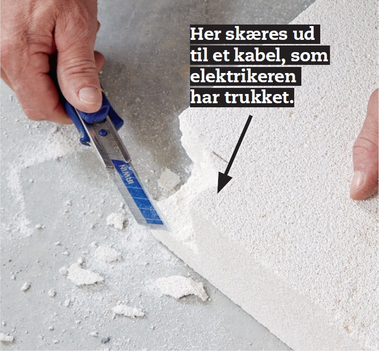 Isolering af kælder: Lav plads til kabler og rør