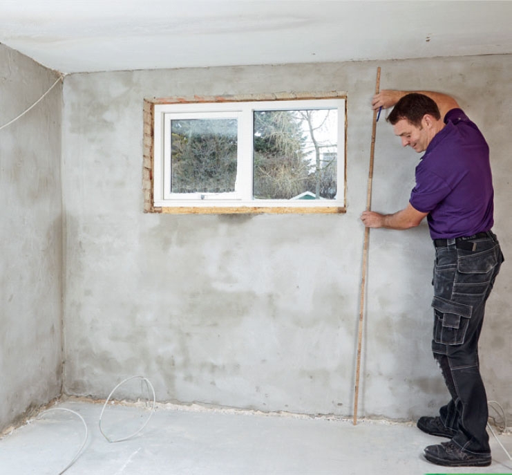 Isolera källare: Mät upp väggarnas yta