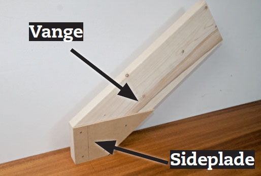 Byg selv trappe: Nederst en sideplade af et tilpasset stykke MDF-plade