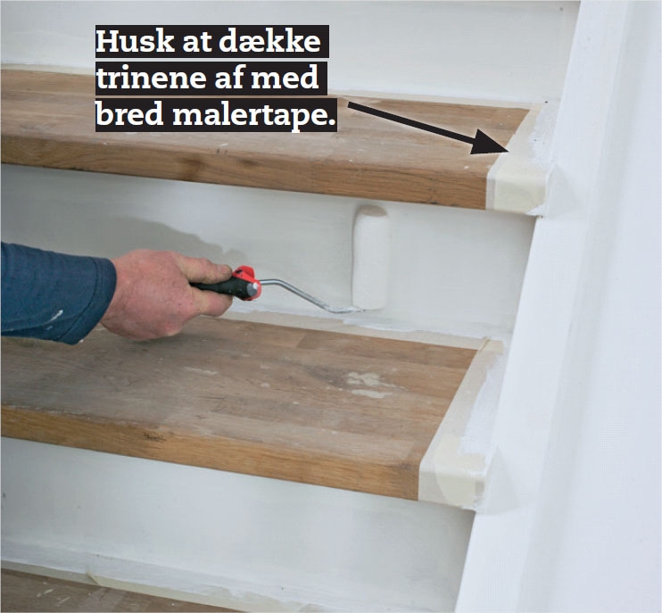 Byg selv trappe: Slut af med spartling og maling